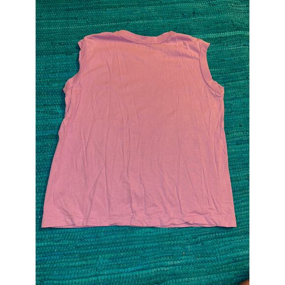 Y2K CHASER AC DC HIGHWAY TO HELL LAVENDER CROP TANK TOP BAND TEE M - Picture 6 of 6